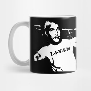 American Confused L-I-V-I-N Comedy Gift for Fans Lovers Mug